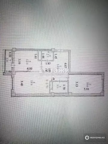 68.2 м², 2-комнатная квартира, этаж 17 из 18, 68 м², изображение - 3