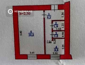 33.8 м², 1-комнатная квартира, этаж 4 из 9, 34 м², изображение - 7