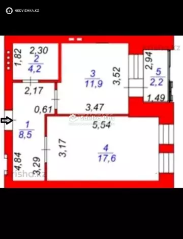 45 м², 1-комнатная квартира, этаж 6 из 7, 45 м², изображение - 17