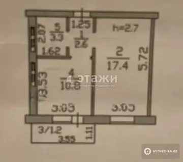 35 м², 1-комнатная квартира, этаж 1 из 5, 35 м², изображение - 7