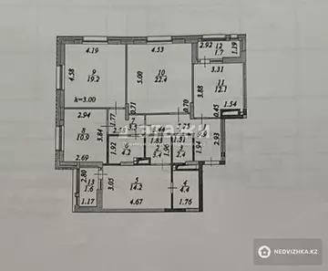 113 м², 4-комнатная квартира, этаж 3 из 9, 113 м², изображение - 3