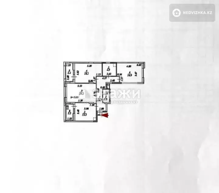 93.1 м², 3-комнатная квартира, этаж 1 из 9, 93 м², изображение - 1