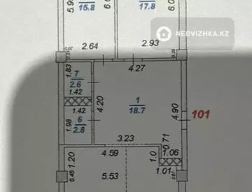 96 м², 3-комнатная квартира, этаж 11 из 12, 96 м², изображение - 8