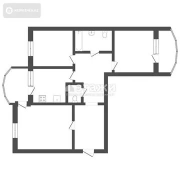 68.7 м², 3-комнатная квартира, этаж 5 из 18, 69 м², изображение - 21