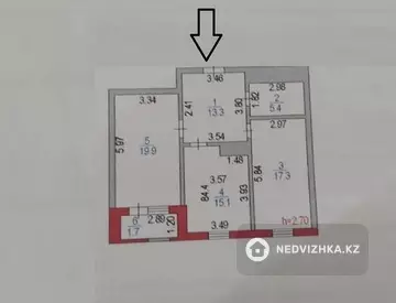 75 м², 2-комнатная квартира, этаж 7 из 16, 75 м², изображение - 0