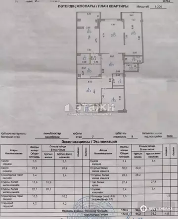 172 м², 4-комнатная квартира, этаж 7 из 9, 172 м², изображение - 21