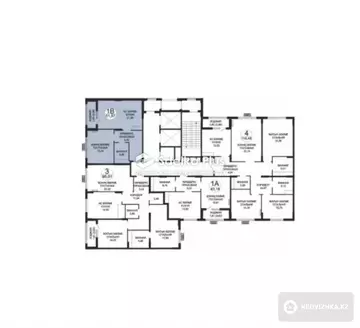 2-комнатная квартира, этаж 19 из 20, 52 м²