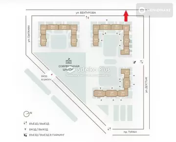 2-комнатная квартира, этаж 19 из 20, 52 м²