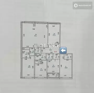 162 м², 5-комнатная квартира, этаж 9 из 9, 162 м², изображение - 9