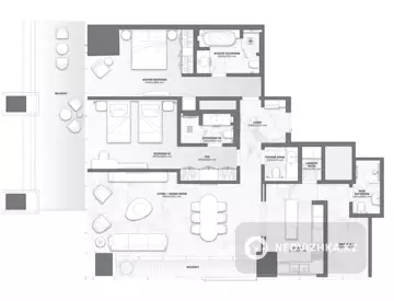 179 м², 3-комнатная квартира, этаж 6 из 19, 179 м², изображение - 12