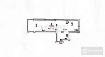 2-комнатная квартира, этаж 5 из 7, 56 м²
