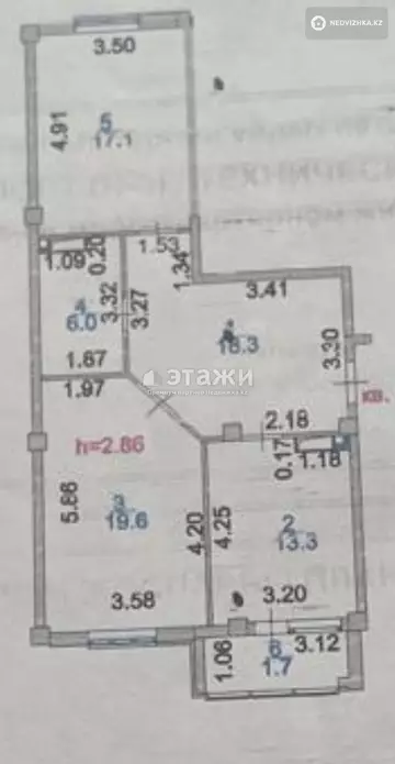 76 м², 2-комнатная квартира, этаж 7 из 10, 76 м², изображение - 10