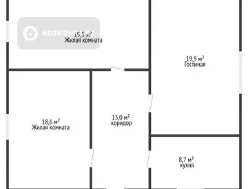 101.2 м², 3-комнатный дом, 8 соток, 101 м², изображение - 13