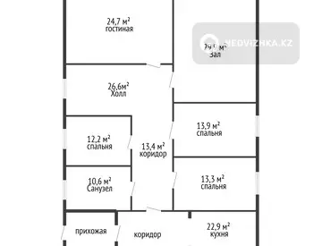 167.7 м², 5-комнатный дом, 8 соток, 168 м², изображение - 36