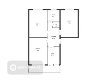 79 м², 3-комнатная квартира, этаж 2 из 5, 79 м², изображение - 13