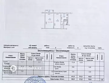 43 м², 2-комнатная квартира, этаж 2 из 3, 43 м², изображение - 15