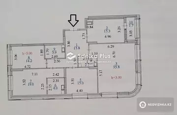 127.4 м², 4-комнатная квартира, этаж 9 из 22, 127 м², изображение - 27