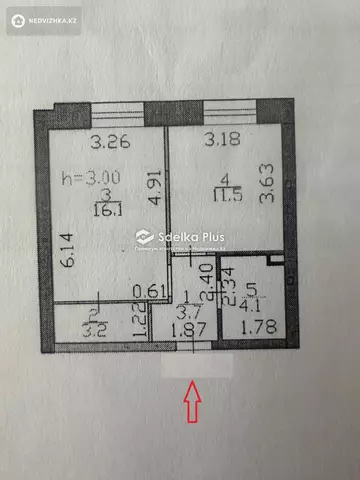 40 м², 2-комнатная квартира, этаж 8 из 12, 40 м², изображение - 7