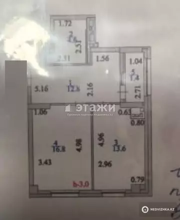 49 м², 1-комнатная квартира, этаж 8 из 16, 49 м², изображение - 8