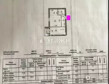 2-комнатная квартира, этаж 11 из 12, 58 м²