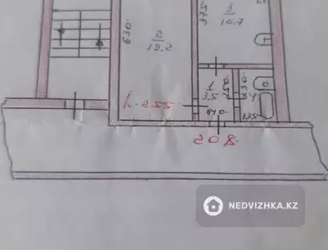 1-комнатная квартира, этаж 2 из 5, 36 м²