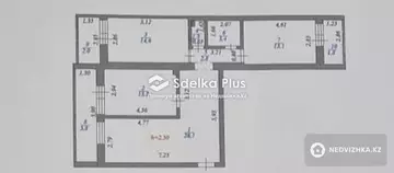 84.2 м², 3-комнатная квартира, этаж 3 из 9, 84 м², изображение - 27