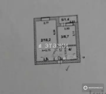 35.5 м², 1-комнатная квартира, этаж 2 из 6, 36 м², изображение - 11