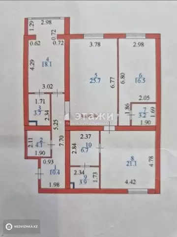 114 м², 4-комнатная квартира, этаж 7 из 10, 114 м², изображение - 31