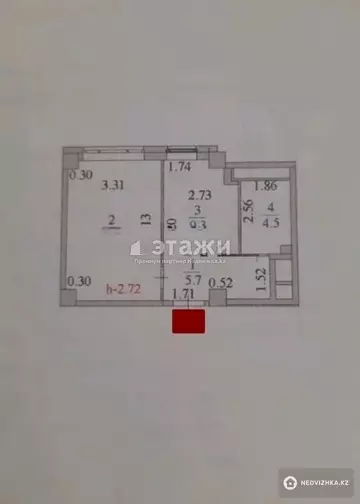 37 м², 1-комнатная квартира, этаж 10 из 19, 37 м², изображение - 8