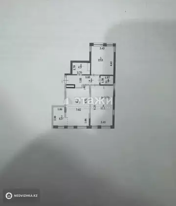 76.4 м², 3-комнатная квартира, этаж 2 из 9, 76 м², изображение - 8