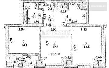 75.3 м², 3-комнатная квартира, этаж 13 из 21, 75 м², изображение - 5