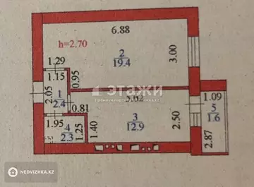 38.6 м², 1-комнатная квартира, этаж 10 из 12, 39 м², изображение - 8