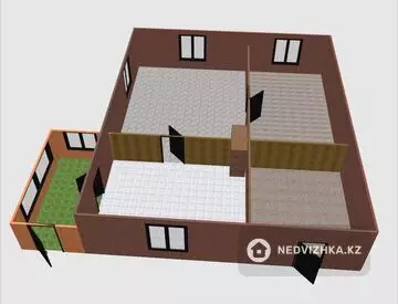2-комнатный дом, 8 соток, 34 м²