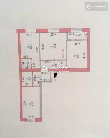 90 м², 3-комнатная квартира, этаж 9 из 12, 90 м², изображение - 10