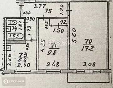 43 м², 2-комнатная квартира, этаж 3 из 4, 43 м², изображение - 6