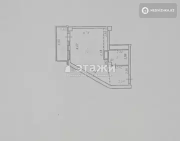 39.9 м², 1-комнатная квартира, этаж 18 из 25, 40 м², изображение - 0
