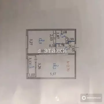 41 м², 1-комнатная квартира, этаж 6 из 9, 41 м², изображение - 12