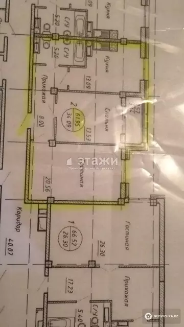 65 м², 2-комнатная квартира, этаж 3 из 20, 65 м², изображение - 12