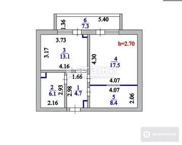 57 м², 3-комнатная квартира, этаж 10 из 14, 57 м², изображение - 15