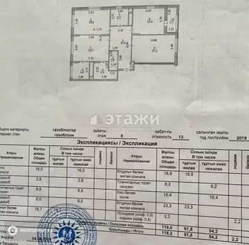 118 м², 3-комнатная квартира, этаж 8 из 17, 118 м², изображение - 21