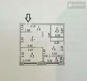 2-комнатная квартира, этаж 10 из 16, 41 м²