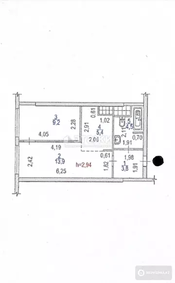 36.8 м², 2-комнатная квартира, этаж 5 из 12, 37 м², изображение - 10