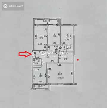 4-комнатная квартира, этаж 3 из 17, 130 м²