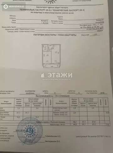 45 м², 1-комнатная квартира, этаж 9 из 9, 45 м², изображение - 7