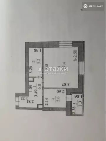 36.3 м², 1-комнатная квартира, этаж 5 из 10, 36 м², изображение - 16