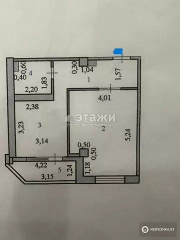 43 м², 1-комнатная квартира, этаж 6 из 18, 43 м², изображение - 11