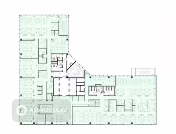 1500 м², Офисное помещение, этаж 12 из 12, в бизнес-центре, 1 500 м², на длительный срок, изображение - 6