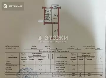 42 м², 2-комнатная квартира, этаж 2 из 4, 42 м², изображение - 11