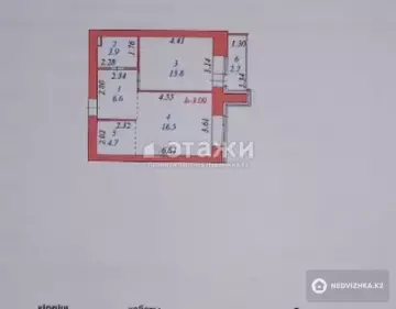 47.7 м², 2-комнатная квартира, этаж 11 из 12, 48 м², изображение - 5