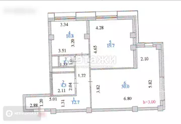 79 м², 2-комнатная квартира, этаж 8 из 10, 79 м², изображение - 5